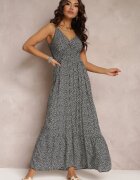generation Rochie Neagră Cloche cu elastic în talie Konasia