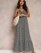 generation Rochie Neagră Cloche cu elastic în talie Konasia