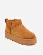  Ghete de zăpadă Maro Scurte slip-on cu Platformă Arkelia
