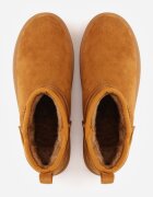  Ghete de zăpadă Maro Scurte slip-on cu Platformă Arkelia