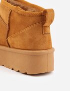  Ghete de zăpadă Maro Scurte slip-on cu Platformă Arkelia