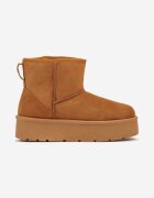  Ghete de zăpadă Maro Slip-on pe platformă netedă Irindara