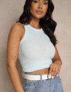 giorgia Top Albastru Cu dungi Basic Donellin