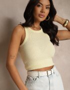 giorgia Top Galben Striat Basic Donellin