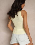 giorgia Top Galben Striat Basic Donellin