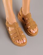 givana Sandale Maro Stil Gladiator cu Scai Sorenevia