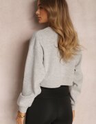 glo-story Bluză Gri Oversize Khadimat