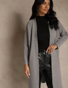 glo-story Cardigan Deschis Casual Gri Felltusa