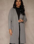 glo-story Cardigan Deschis Casual Gri Felltusa