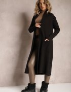 glo-story Cardigan Negru Lejer Neîncheiat Jacquella
