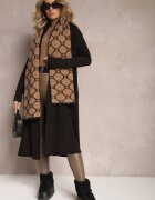 glo-story Cardigan Negru Lejer Neîncheiat Jacquella