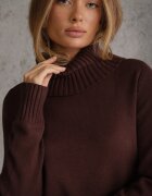 glo-story Cu guler înalt casual decorat cu manșete în dungi Ambera Bej Maro