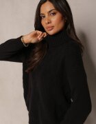 glo-story Maletă Negră Casuală cu Manșete striate Yasmeella