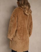 glo-story Palton Maro Teddy cu croială dublu rând Oversize Azzena