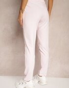 glo-story Pantaloni de Trening Roz talie înaltă cu elastic în talie cu zirconii Bravur