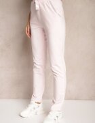 glo-story Pantaloni de Trening Roz talie înaltă cu elastic în talie cu zirconii Bravur