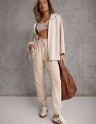 glo-story Pantaloni Isirona Bej