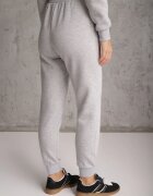 glo-story Pantaloni jogger casual de trening din bumbac cu căptușeală interioară Citria Gri deschis