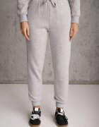 glo-story Pantaloni jogger casual de trening din bumbac cu căptușeală interioară Citria Gri deschis