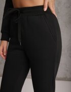glo-story Pantaloni jogger casual de trening din bumbac cu căptușeală interioară Citria Negri
