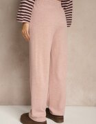 glo-story Pantaloni Roze High Waist cu Elastic și Șnururi în Talie Rallena