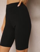 glo-story Pantaloni scurți ciclistă Negri până la genunchi din bumbac Mellodia