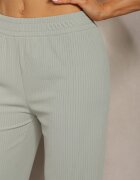 glo-story Pantaloni Verzi Largi din Material Fino Reiat Kasaida