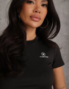 glo-story T-shirt Loraera Negru