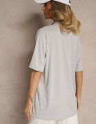 glo-story Tricou Gri deschis cu buzunar cusut TLanitra