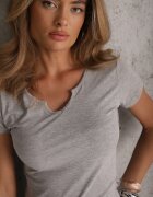 glo-story Tricou Gri deschis Petomeine