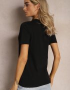 glo-story Tricou negru cu Mânecă Scurtă din Bumbac Neted Jaellora