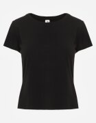glo-story Tricou Negru Din bumbac Melinthe