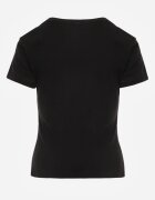 glo-story Tricou Negru Din bumbac Melinthe