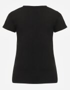 glo-story Tricou Negru din Linia Basic Apoxis