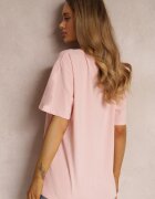 glo-story Tricou Roz deschis Nikoneus