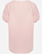 glo-story Tricou Roz Oversize cu croială prelungită Echinopa