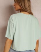glo-story Tricou Verde mentă Phelista