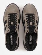 goodin Adidași Bej închis Din piele întoarsă Chunky pe Platformă Teslara