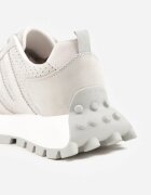 goodin Adidași Verde deschis cu platformă din piele întoarsă naturală cu perforații Zitrina