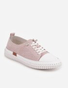 goodin Pantofi sport perforați din piele naturală cu talpă elastică Pigina Roz