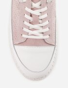 goodin Pantofi sport perforați din piele naturală cu talpă elastică Pigina Roz