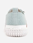 goodin Pantofi sport perforați din piele naturală cu talpă elastică Pigina Verde deschis