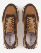 goodin Sneakers chunky din piele pe platformă cu talpă aderentă Calmo Maro