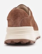 goodin Sneakers din piele întoarsă naturală pe platformă cu talpă profilată Eplia Maro închis