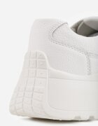 goodin Sneakers din piele naturală pe platformă cu închidere metalică Jeannine Albi
