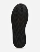 goodin Sneakers minimaliste din piele pe platformă cu aplicație cu strasuri Gorisa Bej cu negru