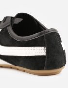goodin Sneakers Negri Clasici Tenisi din Piele intoarsă naturală Talanashta