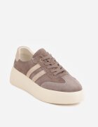 goodin Sneakers retro tip tenis pe platformă din piele întoarsă naturală Noanela Maro