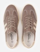 goodin Sneakers retro tip tenis pe platformă din piele întoarsă naturală Noanela Maro