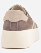 goodin Sneakers retro tip tenis pe platformă din piele întoarsă naturală Noanela Maro
